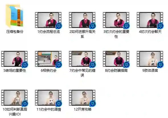 坏男孩学院《约会课程》实战指南：揭秘高吸引力约会技巧-美库-图集网站地址【共享会员账号】
