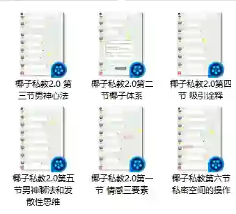西图情感｜椰子情圣私教2.0实战指南·限时专属揭秘-美库-图集网站地址【共享会员账号】