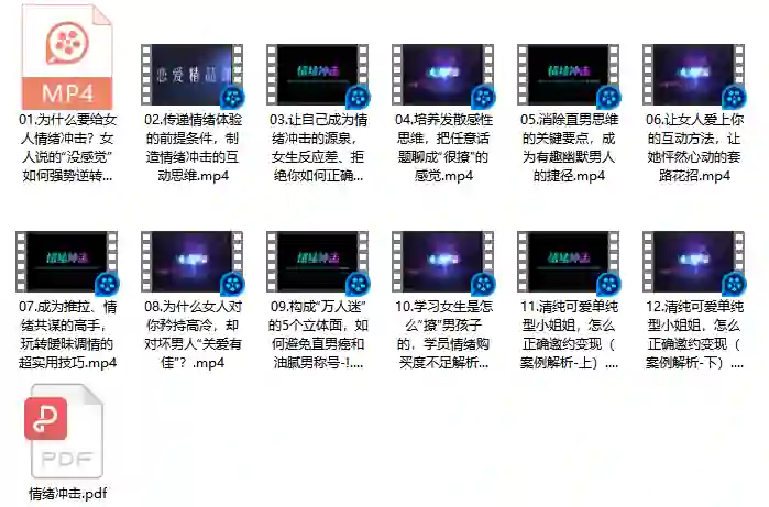 《爱上情感》情绪冲击实战指南:限时揭秘专属情绪管理术-美库-图集网站地址【共享会员账号】