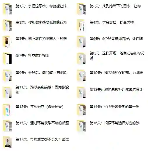 艾克私教2.0《让女生倒追》实战指南：3步引爆吸引力-美库-图集网站地址【共享会员账号】