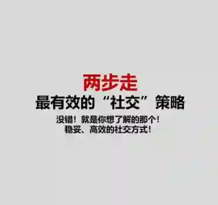 雅俗共赏《两步走:最有效的“社交”策略》-美库-图集网站地址【共享会员账号】