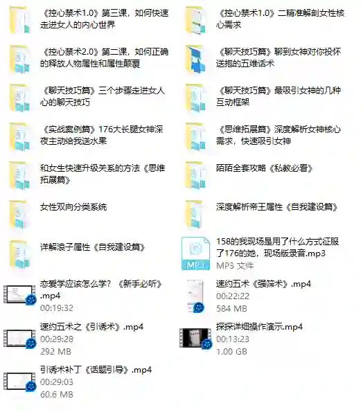私教专属实战指南:魅男方法V3.0揭秘-美库-图集网站地址【共享会员账号】