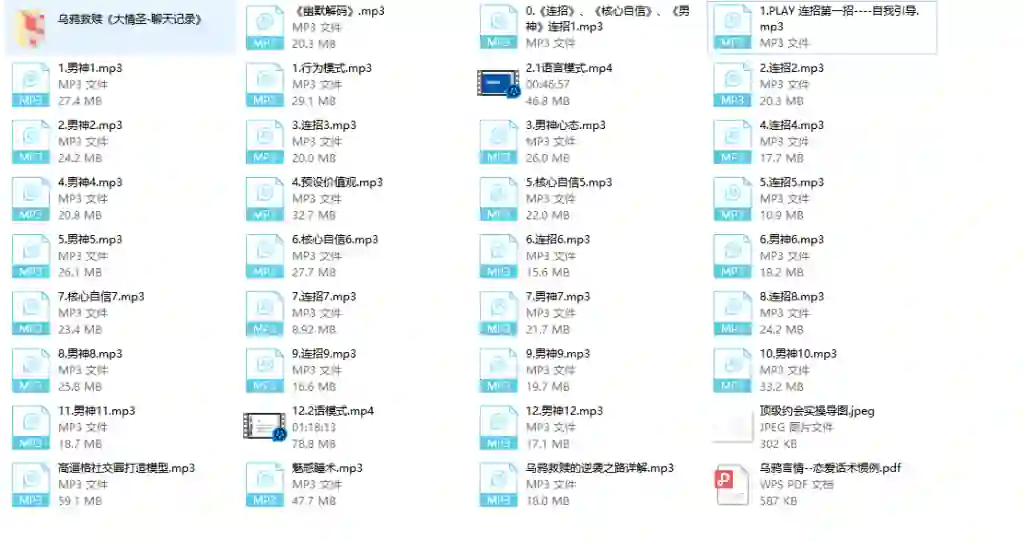 乌鸦救赎《大情圣》实战指南:情感操控揭秘与专属话术库-美库-图集网站地址【共享会员账号】