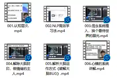 NLP大脑升维实战指南｜AI时代专属认知升级秘籍（2024限时揭秘）-美库-图集网站地址【共享会员账号】